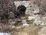 Stream under overpass